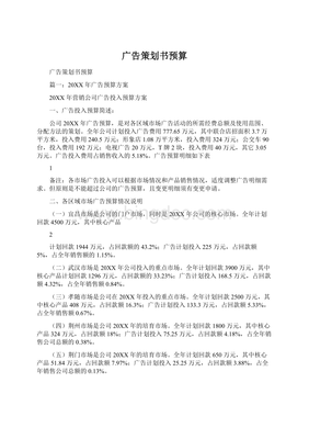 廣告策劃書預(yù)算 網(wǎng)站開發(fā)與維護(hù)成本規(guī)劃